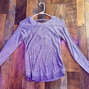 Gray Sweater with criss-cross back🤍